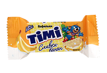Вафельки Тими сливки-банан Конти