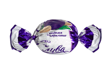 Конфета Королевская слива с миндалем в шоколадной глазури