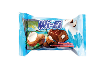 Конфета Wi-Fi с кокосово-молочной начинкой